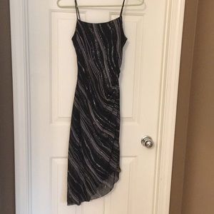 Sparkly, black dress